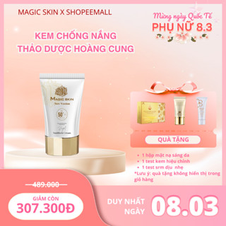 Kem chống nắng thảo dược Magic Skin Royal Sunblock Cream SPF 50+ dung tích 50ml Mã 184