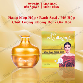   Hộp Móp Giá Hời  Kem Dưỡng Da Nhân Sâm N-Collagen Hân Nguyễn - Bao Bì Lỗi Nhẹ Chất Lượng Đảm Bảo 