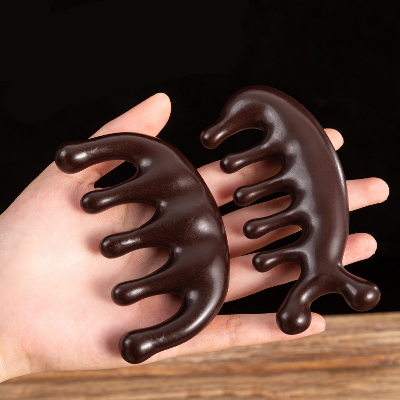 lichee1🌷Lược Gỗ Đàn Hương Massage Đầu Cổ Vai Gáy, Lược Massage Da Đầu Cơ Thể Chống Tĩnh Điện cho cả nam và nữ