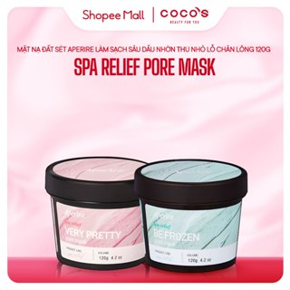 Mặt Nạ Đất Sét Aperire Spa Relief Pore Mask, Mặt Nạ Đất Sét Làm Sạch Sâu Dầu Nhờn, Mặt Nạ Thu Nhỏ Lỗ Chân Lông 120g