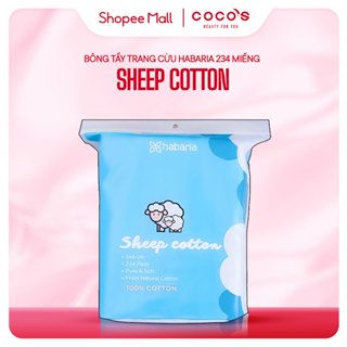 Bông Tẩy Trang Cừu Habaria Sheep Cotton 234 Miếng