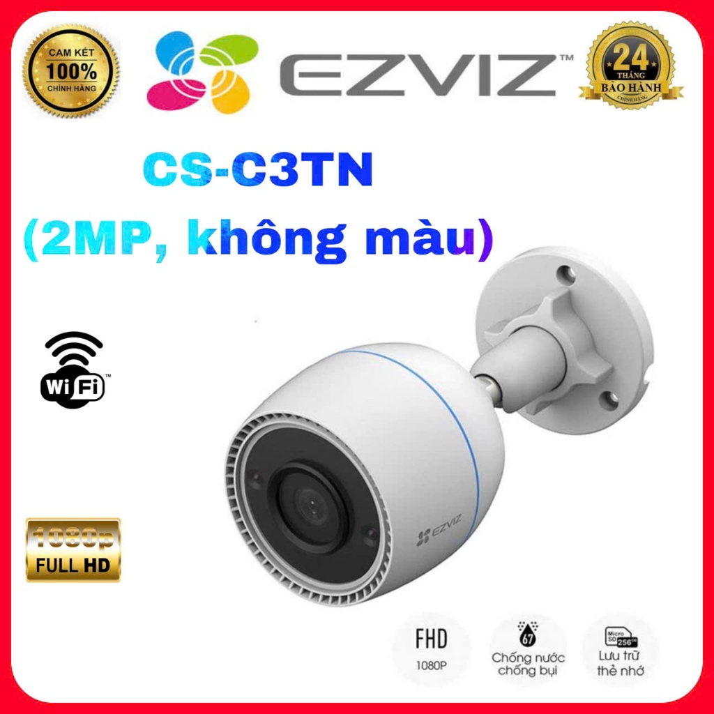 Camera Wifi Ezviz C3TN (2mp) không màu ban đêm