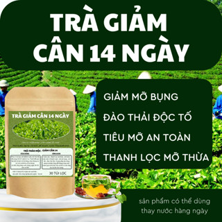 Trà giảm cân 14 ngày DETOX trà giảm cân, vòng eo con kiến, giảm cân an cấp tốc, giảm cân an toàn thảo mộc không tác dụng