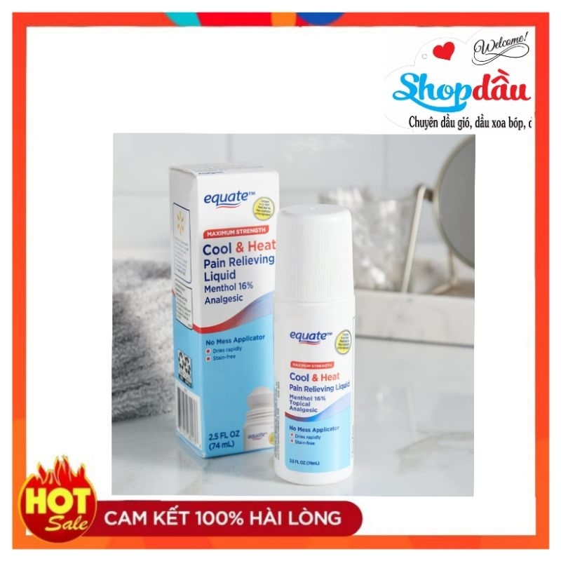 Dầu nóng dạng lăn Equate - hàng Mỹ chính hãng
