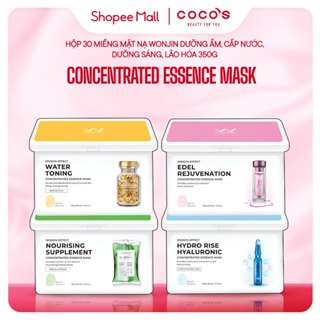 Hộp 30 Miếng Mặt Nạ WonJin Effect Mask Mặt Nạ Dưỡng Ẩm, Cấp Nước, Dưỡng Sáng, Lão Hóa 350g