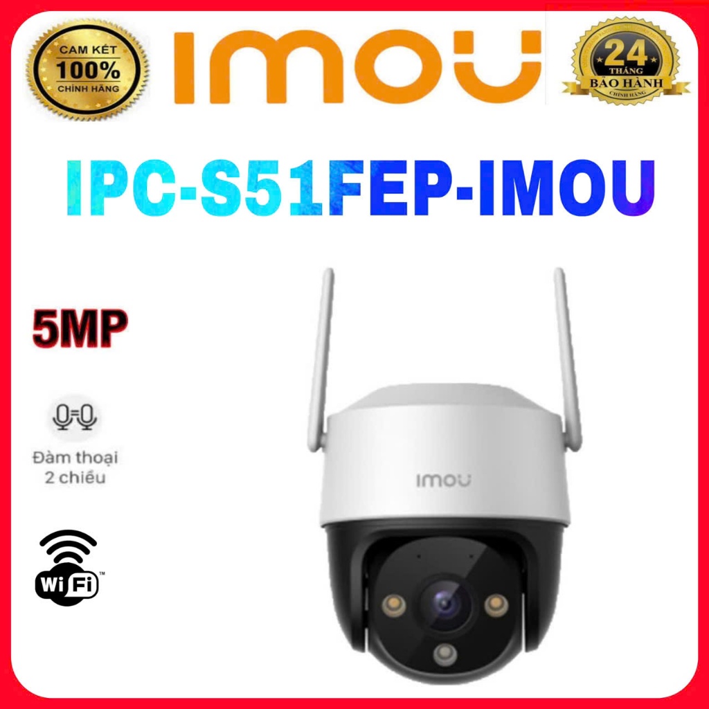 Camera Wifi Full Color IMOU IPC-S51FEP (Cruiser SE+ 5MP)
