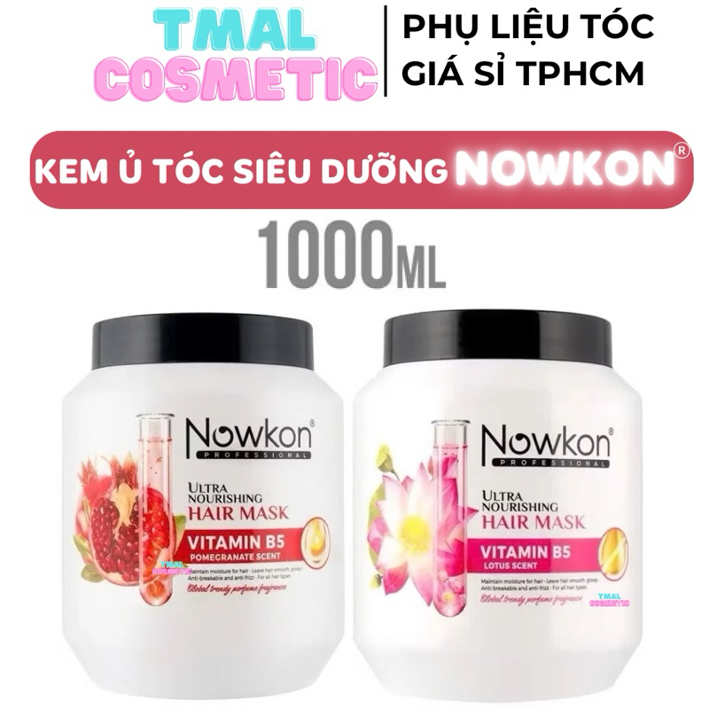 Hấp Dầu Ủ Tóc Siêu Dưỡng NOWKON 1000ml Mềm Mượt Tóc