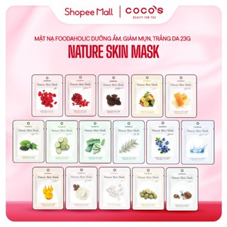Mặt Nạ Foodaholic Nature Skin Mask, Mặt Nạ Dưỡng Ẩm, Mặt Nạ Giảm Mụn, Mặt Nạ Trắng Da 23g