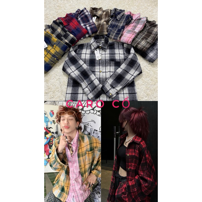 Áo Khoác sơ mi Flannel chống nắng
