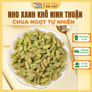🍇LOẠI 1🍇 Nho Xanh Khô Bình Thuận - Đặc Sản Tự Nhiên - Nho Khô Xanh - Đồ Ăn Vặt NGONSTORE
