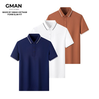 Combo 3 áo thun polo nam phối viền chất vải poly co giãn 4 chiều, Áo polo nam cổ bẻ thoáng mát thấm hút mồ hôi PL02