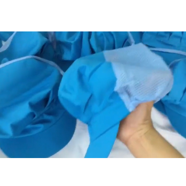 NÓN VẢI LƯỚI TRÙM CÔNG NHÂN THỰC PHẨM