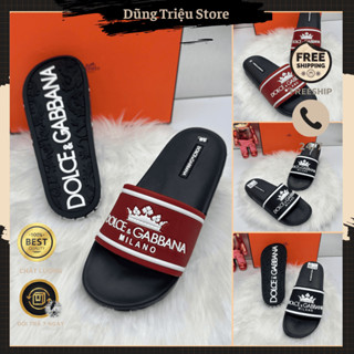 Dép Quai Ngang Nam Đôn Chề Họa Tiết Vương Miện Siêu Hot - Dép Quai Ngang Boy Phố Đi Chơi Siêu Hot Hit