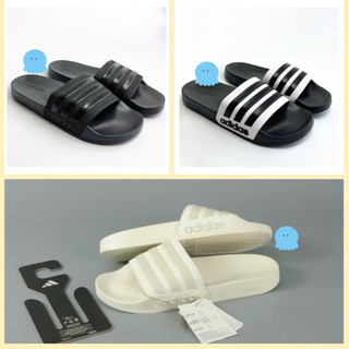    CHÍNH HÃNG   DÉP ADIDAS ADILETTE SHOWER SLIDES MÀU KEM  ALL BLACK   BLACK WHITE | MÃ  GZ9508 - IG8776 -  GZ3772 