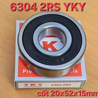 [ Combo] 10 bạc đạn 6304 2RS YKY ( sử dụng cốt 20x52x15mm)