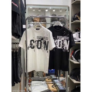 Áo phông dsq icon vẩy sơn đen cực nét ,hot hot new2024 ,đang làm mưa làm gió hottrend ,áo hè boy phố