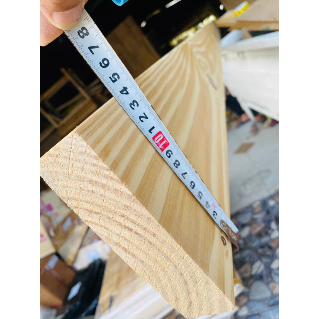 Tấm gỗ thông mặt rộng 14cm x dày 4cm x dài 40cm đến 120cm + láng nhẵn mịn 4 mặt