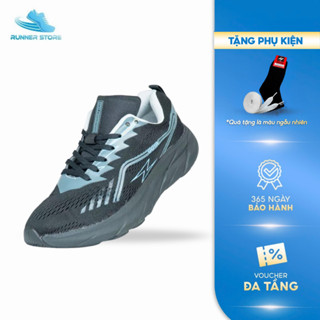 Giày thể thao chạy bộ nam nữ Goya Plus năm 2025 màu Full Đen V1