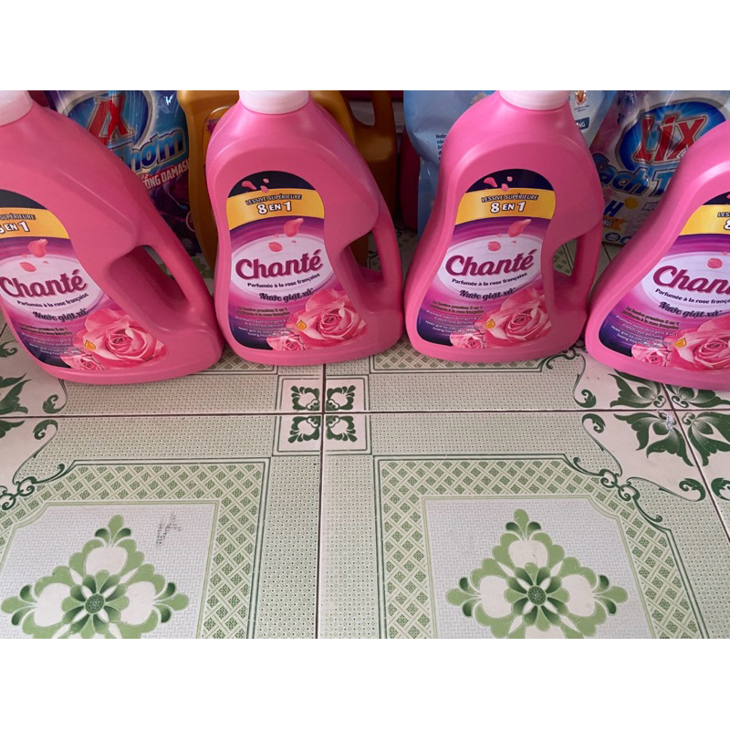 Nước Giặt Xả Chanté 8 in1 Hương Nước Hoa Hồng