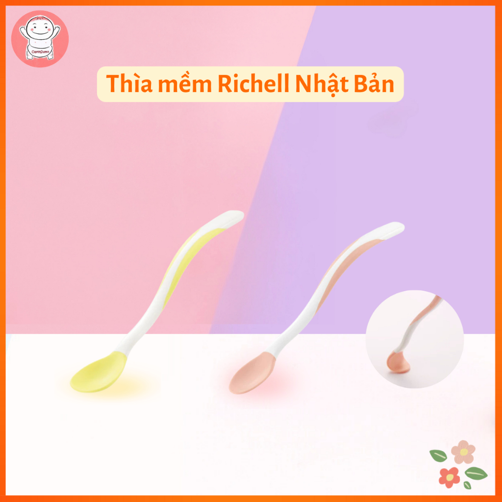 Thìa mềm Richell cho bé ăn dặm