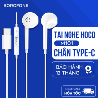 Tai nghe TypeC Hoco M101 chân cắm Type-C,có mic đàm thoại dành cho Samsung, Xiaomi, Oppo, android...