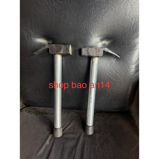 BÚA NHỔ ĐINH CÁN HÀN NẶNG 600G-CHUẨN-BÚA 2 ĐẦU SẮT NGUYÊN KHỐI HÌNH THẬT