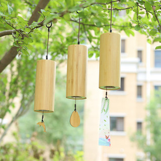 Chuông gió bằng tre phong cách Nhật Bản, Chuông gió bằng tre giúp Trị liệu âm thanh, trang trí sân vườn, WIND SONG