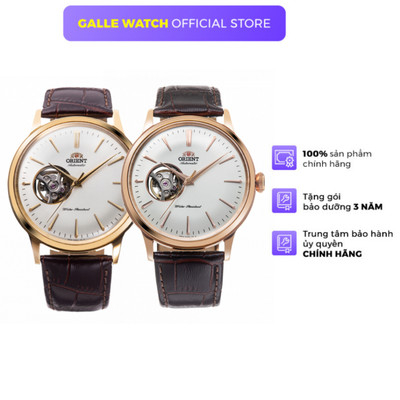 Đồng hồ nam Orient Bambino Open Heart RA-AG000 cơ lộ máy chống nước mặt kính cong dây da cao cấp chính hãng