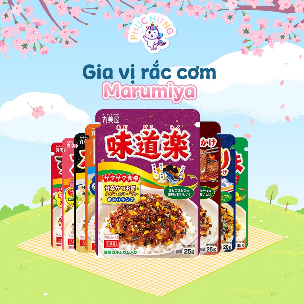 Gia Vị Rắc Cơm Marumiya Gia Vị Rắc Cơm Cho Bé Nhật