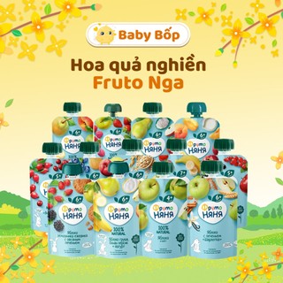  Hoa quả nghiền Fruto  Agusha Nga trái cây nghiền cho bé ăn dặm 