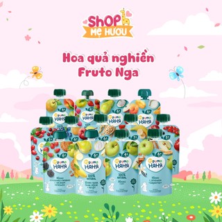  Hoa Quả Nghiền Fruto  Agusha Cho Bé Ăn Dặm Thơm Ngon Nhiều Vị Chống Táo Bón 