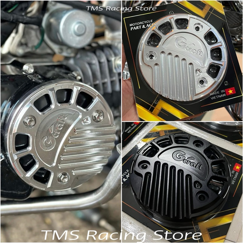 Nắp nồi GCraft nhôm CNC mẫu mới cho Wave Dream Future 125 các đời