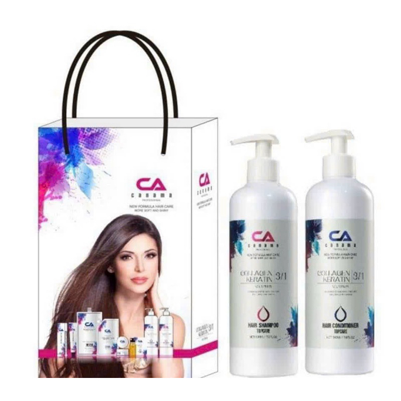 1 Cặp Dầu Gội Xã Canama 500ml +500ml