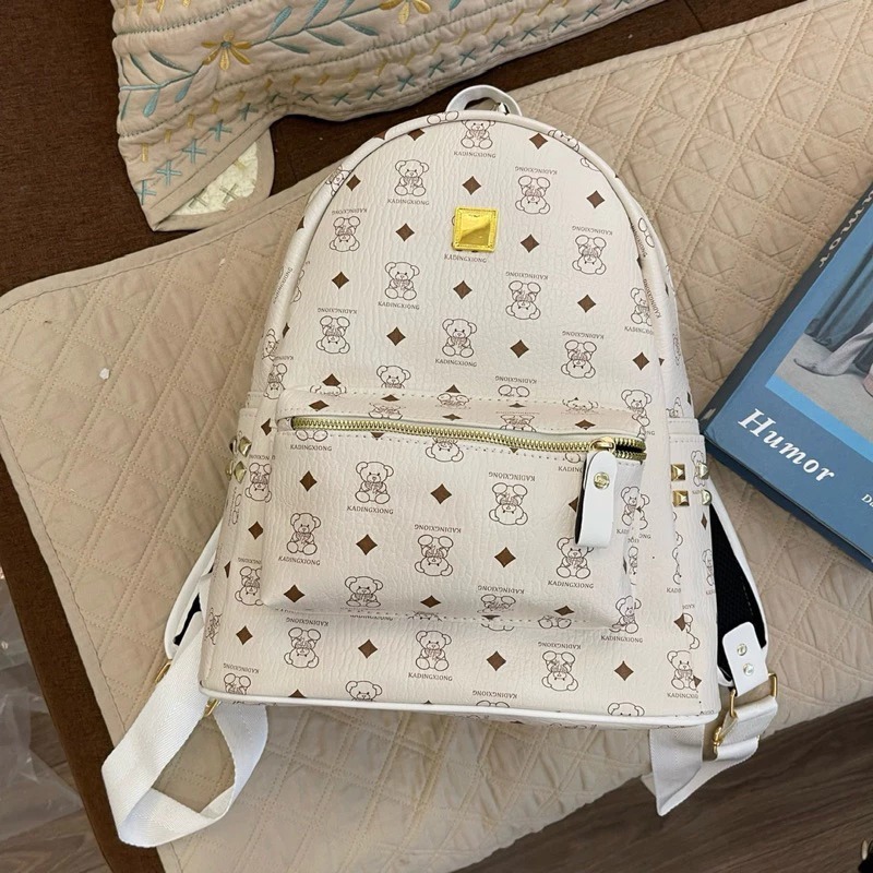 balo gấu thời trang size 40 đựng vừa giấy A4 VÀ LAPTOP