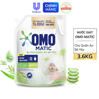 Nước Giặt OMO Matic Cho Quần Áo Bé - Túi 3.6KG