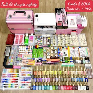 Combo nail chuyên nghiệp đủ đồ để đi làm hoặc mở cửa hàng