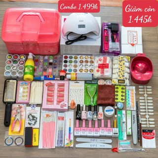  Combo nail Bộ dụng cụ học nail làm móng cho ngườii mới bắt đầu hoặc đi làm. 