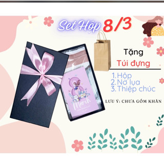 Hộp đựng khăn chuyên đựng khăn và quà đi tặng kích thước 22x12x3cm PK06