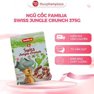 Ngũ cốc Familia vị sôcôla, vani & mật ong hình thú - Swiss Jungle Crunch 250g