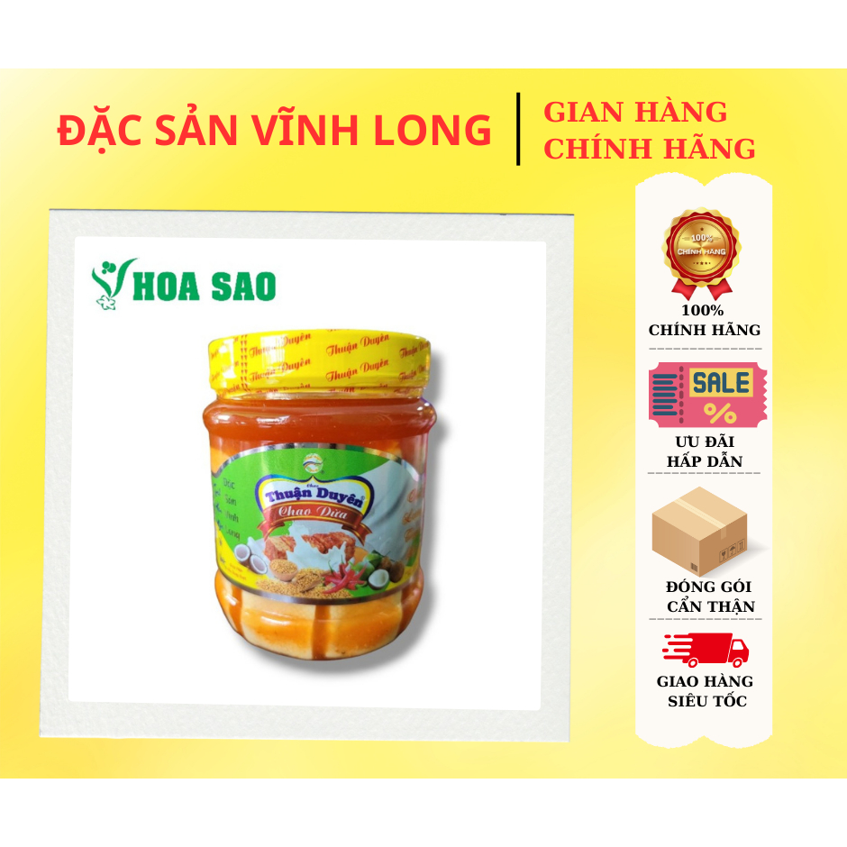 Chao dừa Thuận Duyên hũ 750g