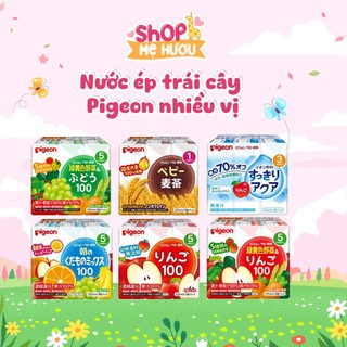  Nước Ép Hoa Quả Vị Trái Cây Pigeon Cho Bé 6 Tháng Ăn Dặm 
