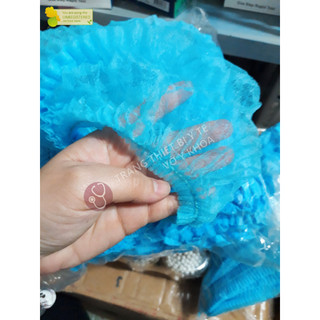 Nón giấy y tế, nón trùm tóc (nón con sâu) - bịch 100 cái