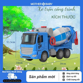 (HÀNG SẴN) xe đồ chơi cho bé trai, xe đồ chơi trẻ em,  xe trộn bê tông, xe công trình đồ chơi.