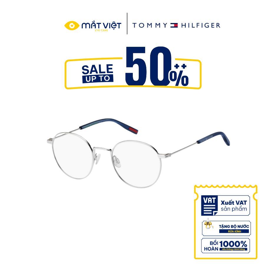 Gọng Kính Nữ TOMMY HILFIGER TH1925 010, Kính Cận Tròn Thời Trang Chính Hãng, Mắt Kính Mắt Việt