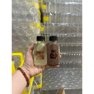 (TẶNG KEM STICKER) 100 CHAI NHỰA mini Tròn vuông tam giác 50ml 100ml , 120ml , 150ml