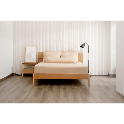 Bộ ga chun/ bộ ga giường Hàn Quốc K-Bedding by Everon KMS chất vải Microfiber (không bao gồm chăn)