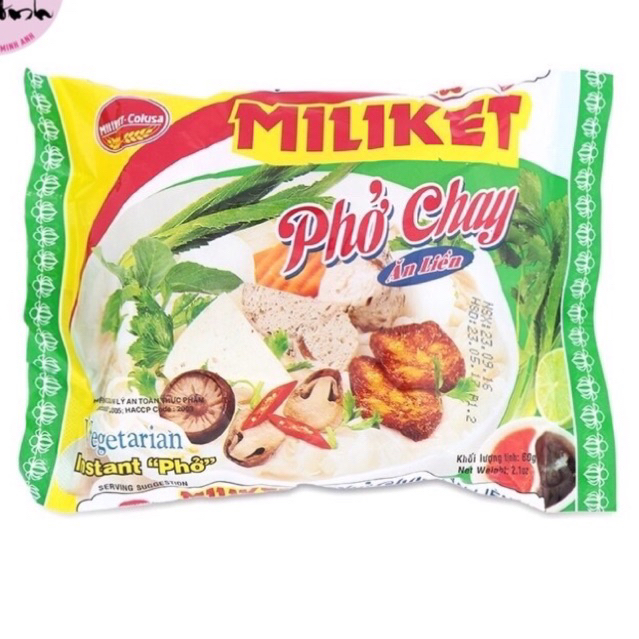 Phở Chay Miliket ( Thùng 30 gói )