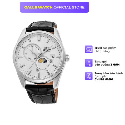 Đồng hồ nam Orient Watch Sun And Moon RA-AK0310S30B máy lộ cơ automatic mặt kính sapphire dây da cao cấp chính hãng