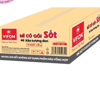 Mì Xào Tương Đen Vifon ( Thùng 18 khay )