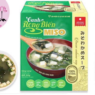 Canh Rong Biển Miso ( Hộp 10 gói ) Dùng Chay Được